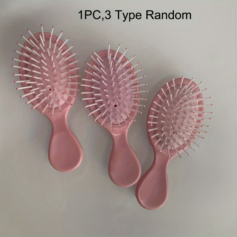 1pc Portable Air Bag Comb Small Mini Cute Household Durable Hair Brush Scalp Massage Air Cushion Comb Travel Essentials