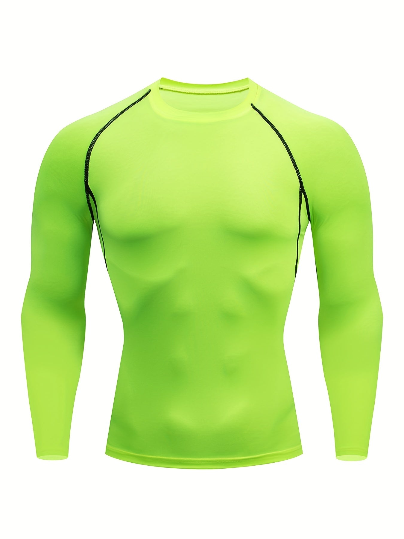 Men's Compression Shirts: Get Fit Fast With Long Sleeve Athletic Workout Tops!
