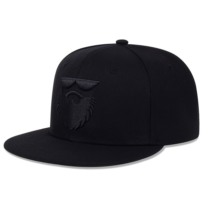 Men's Casual Beard Embroidered Baseball Cap, Ideal Choice For Gifts