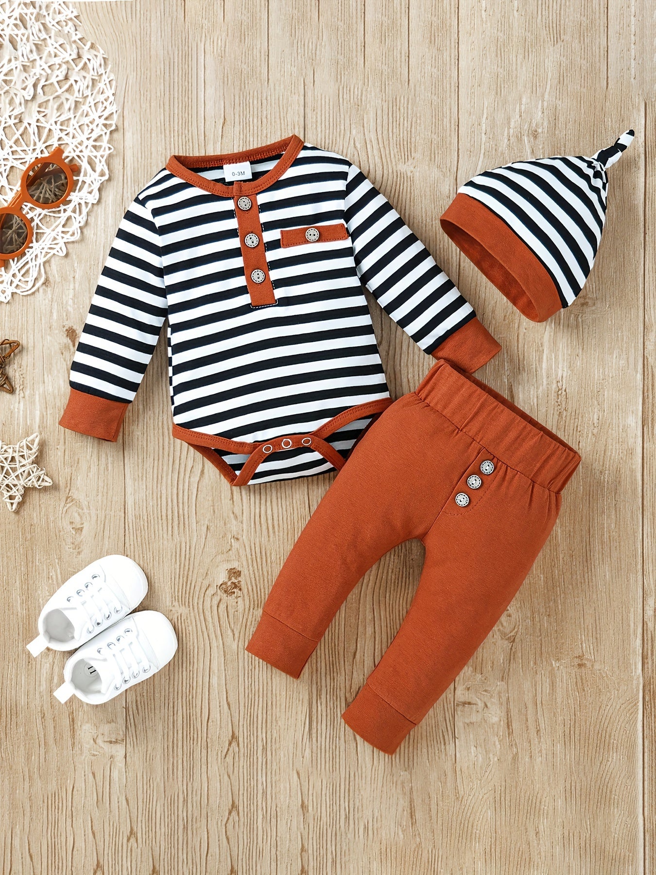 Newborn Boy Baby Clothes Autumn And Winter Baby Clothing Long Sleeved Hooded Hooded Hoodie And Red Checkered Pants Set with 0-18 Months, for Outdoor