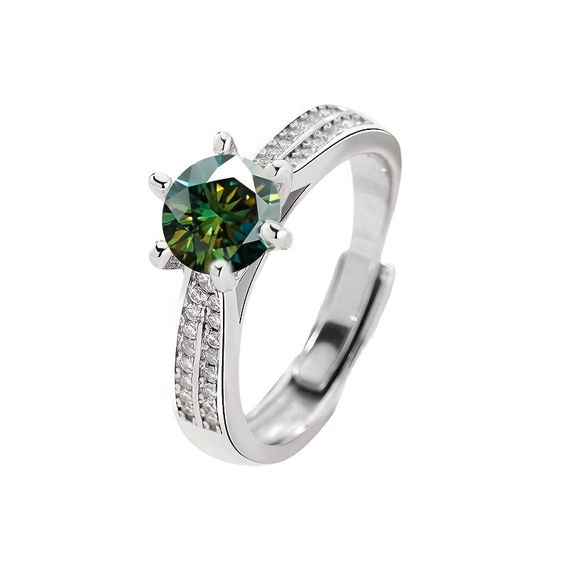 Tancise Original 925 Sterling Silvery Ring Moissanite Moissanite with Certificate Fine Jewelry Wedding Engagement Rings for Women