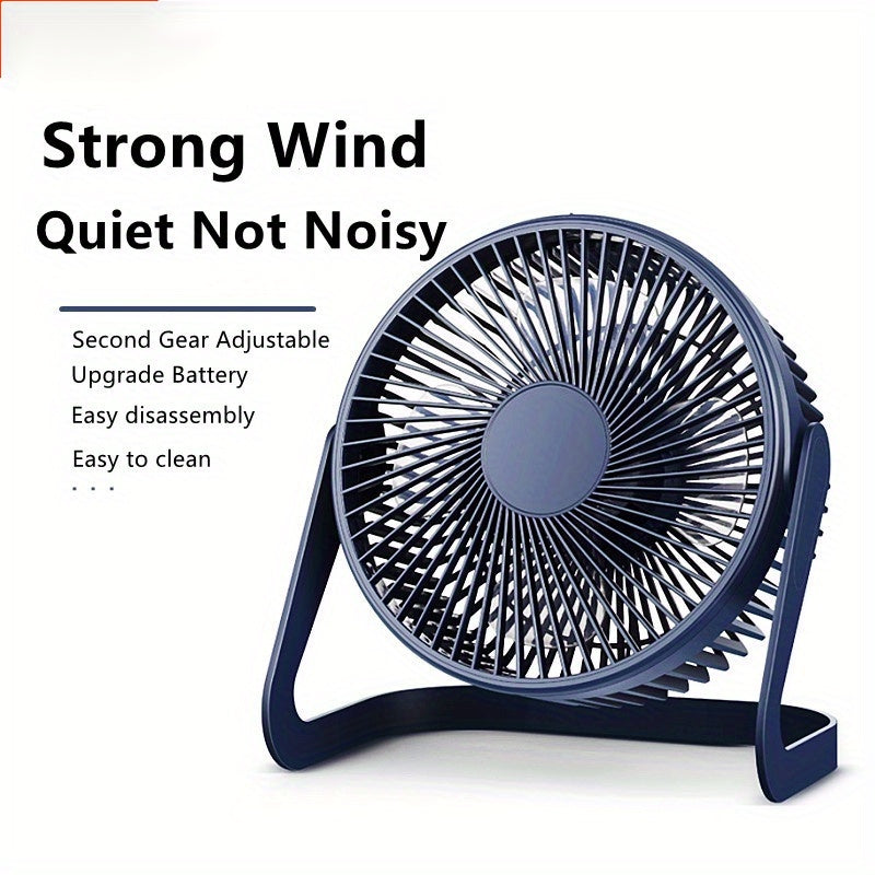 Summer Portable Fan Cooling USB Desktop Fan Mini Air Cooler Rotating Adjustable Angle For Office Home High Quality Quiet Fan