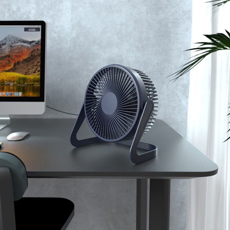 Summer Portable Fan Cooling USB Desktop Fan Mini Air Cooler Rotating Adjustable Angle For Office Home High Quality Quiet Fan