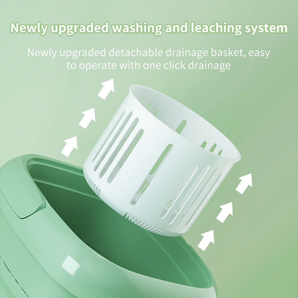 Folding Mini Washing Machine Sterilization Drying Washing Machine for Baby Clothes, Underwear or Small Items, Apartment