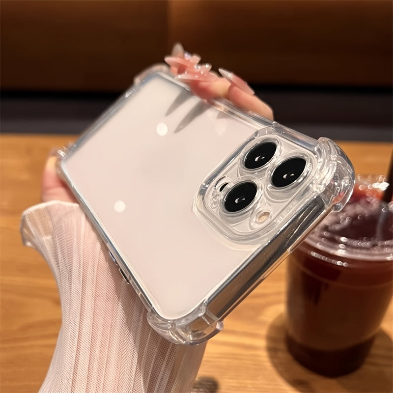 Durable And Transparent Phone Cover Designed for Various for iphone Models Including The Latest Ones, Providing Slim Protection.