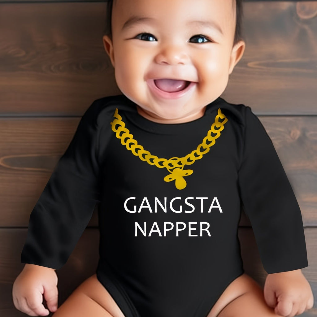 Long Sleeved Spring Autumn Super Cool Baby Clothes For Boys&Girls, Fashion Cute Newborn Jumpsuit For Fall Outdoor Play