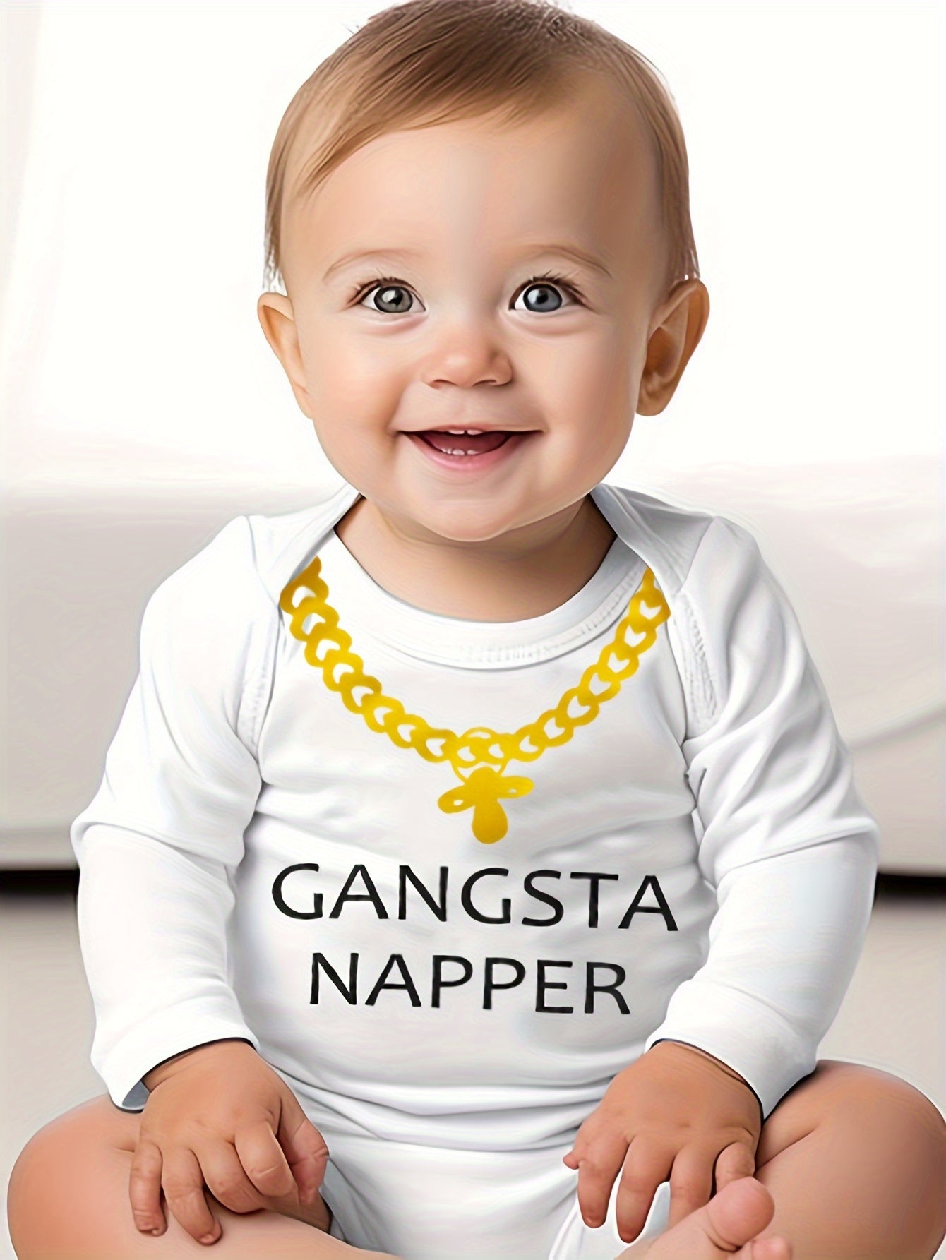 Long Sleeved Spring Autumn Super Cool Baby Clothes For Boys&Girls, Fashion Cute Newborn Jumpsuit For Fall Outdoor Play