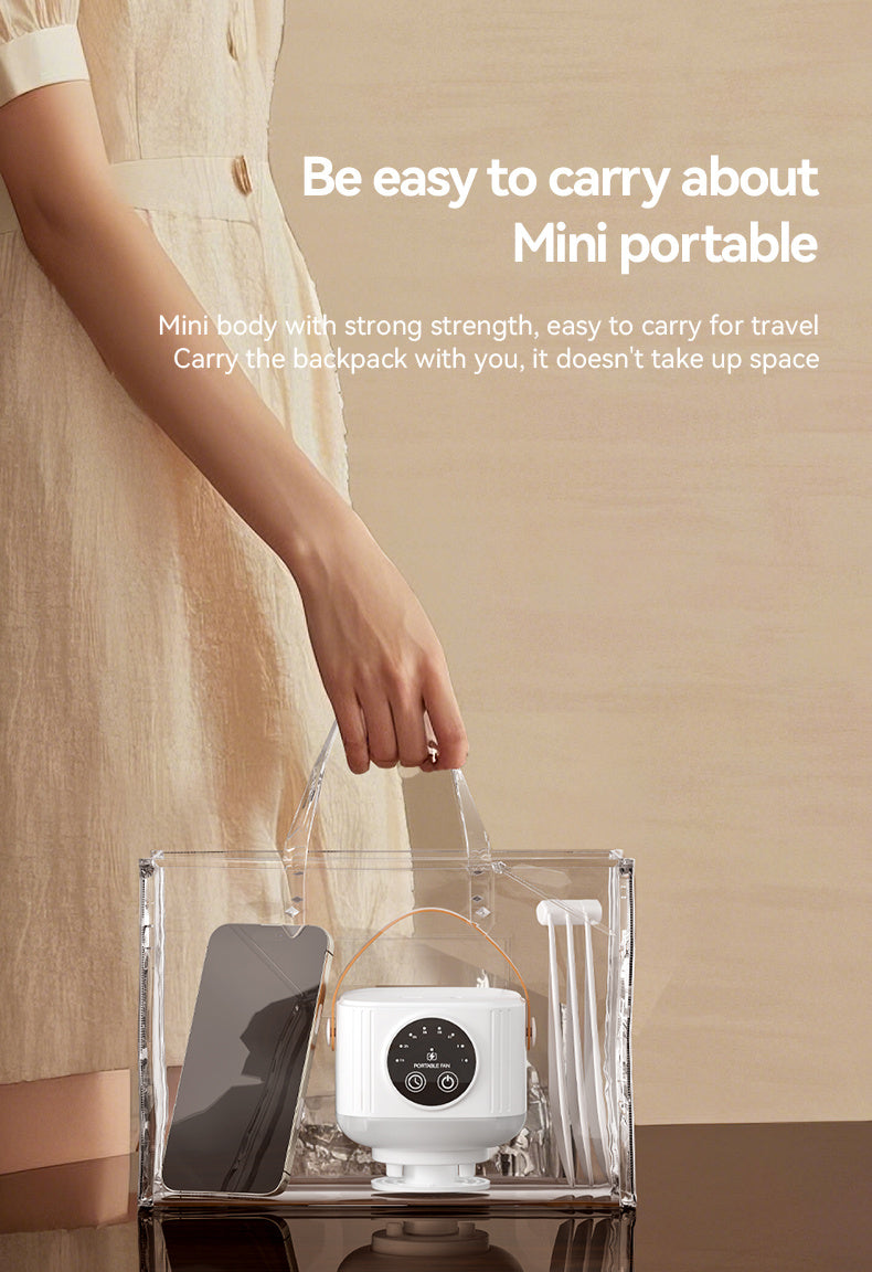 Remote Control Camping Fan with LED Night Light - Rechargeable USB Portable Fan for Tent & Outdoor, 270° Rotation, 3 Light Modes, Sleep Timer, Hanging Hook