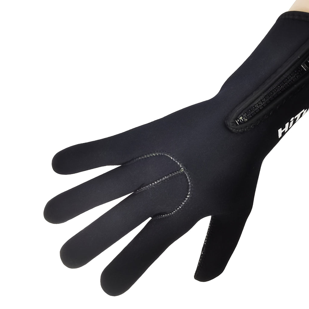 Hiturbo 3Mm Neoprene Gloves, Perfect for Surfing, Kayaking, Snorkeling, Sailing, Boating - Five Finger Design for Maximum Dexterity