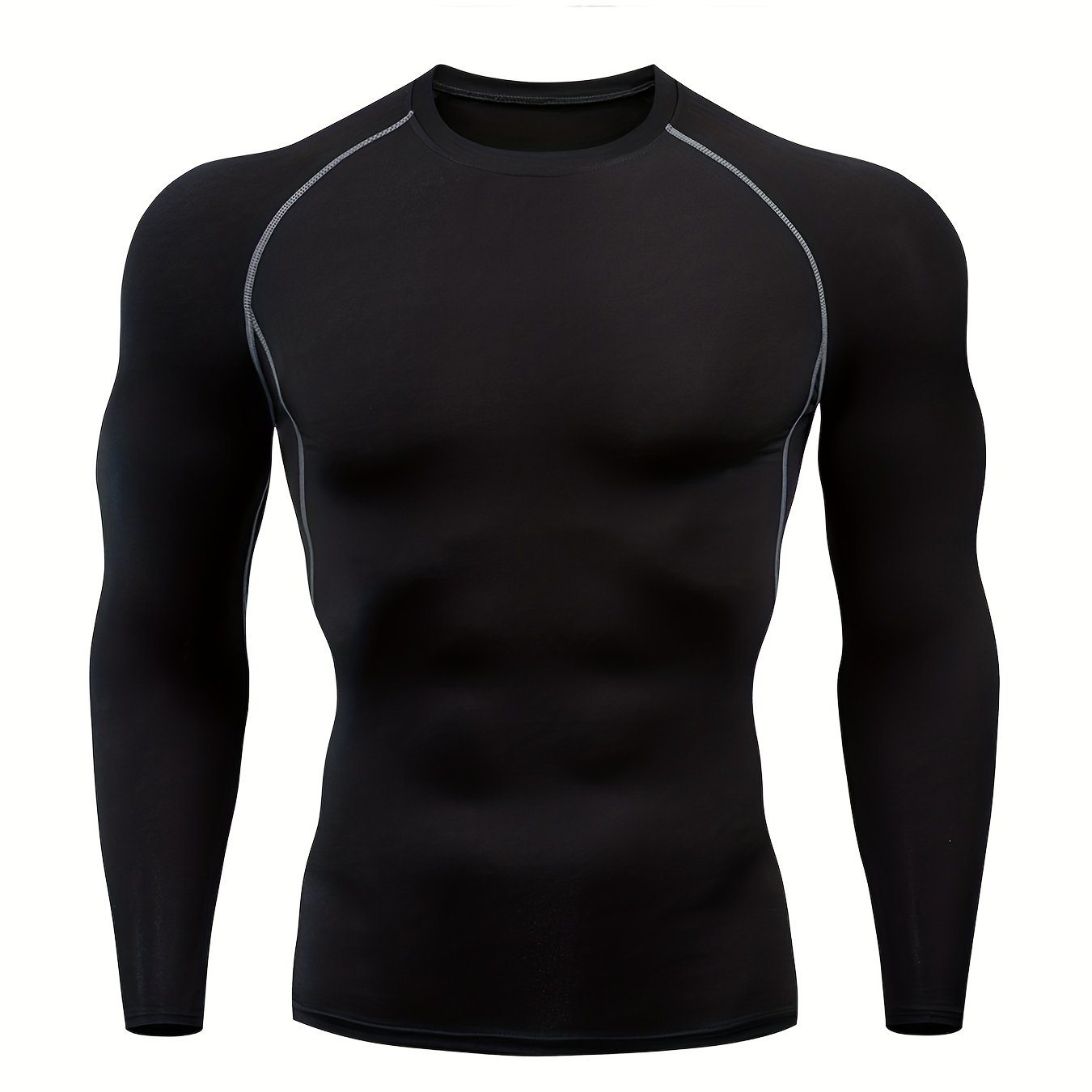 Men's Compression Shirts: Get Fit Fast With Long Sleeve Athletic Workout Tops!