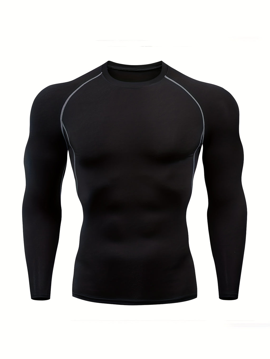 Men's Compression Shirts: Get Fit Fast With Long Sleeve Athletic Workout Tops!