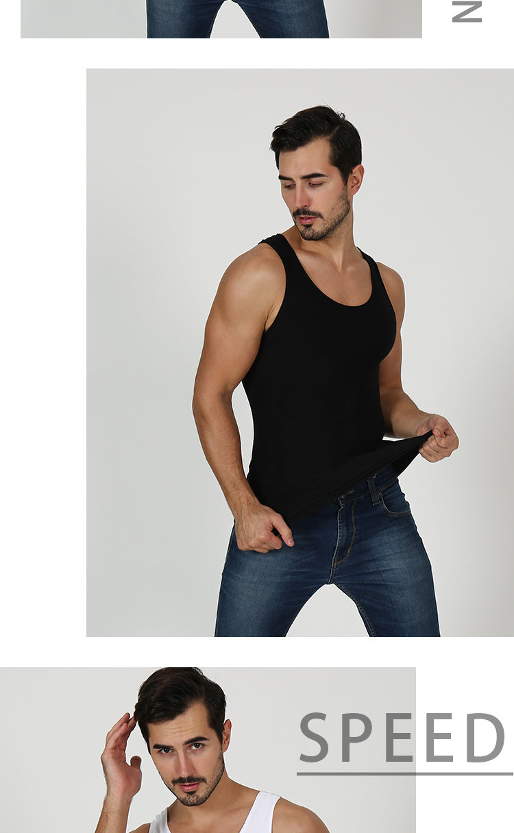 Men's Compression Body Shaper Tank Top, Slimming Vest