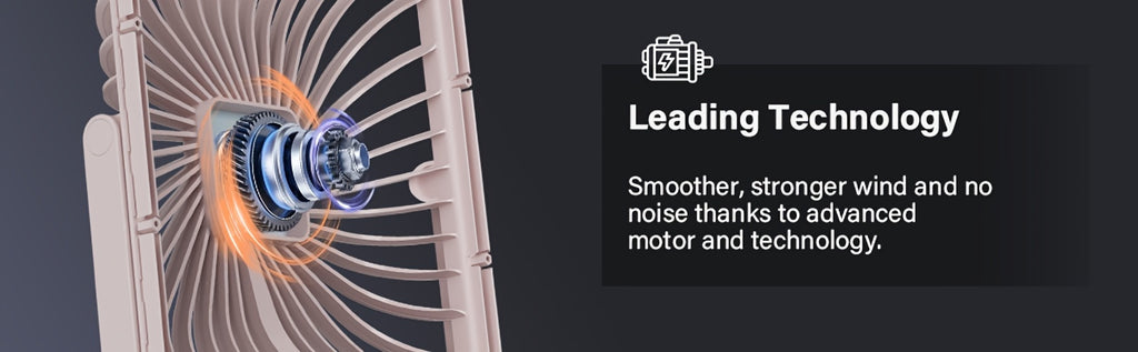 YITUMU Mini Desktop Fan, USB Charging Portable Fan, Square Shape, 1800mAh Rechargeable Cruise Fan, Powerful Wind, 5 Gears Portable Cooling Fan, Quiet Operation, Suitable For Home, Office, Car And Outdoor Travel