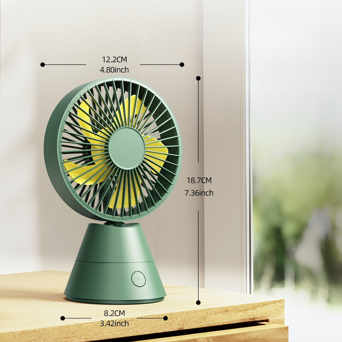 A Desktop Fan That Can Swing Automatically, Portable Fan, 1800mAh/USB Rechargeable Battery, Suitable for Home, Office, Dormitory, Outdoor And Travel Lightweight Portable Cooling Birthday/summer, Office Cooling, Desk Fan, Slee