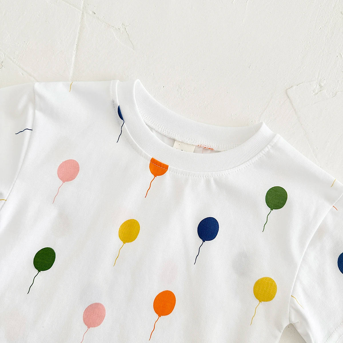 Wholesale Baby Clothing Sets Balloon Printed Cotton Short-Sleeved T-Shirts Newborn 6-9 Months Toddler Infant Summer Suit