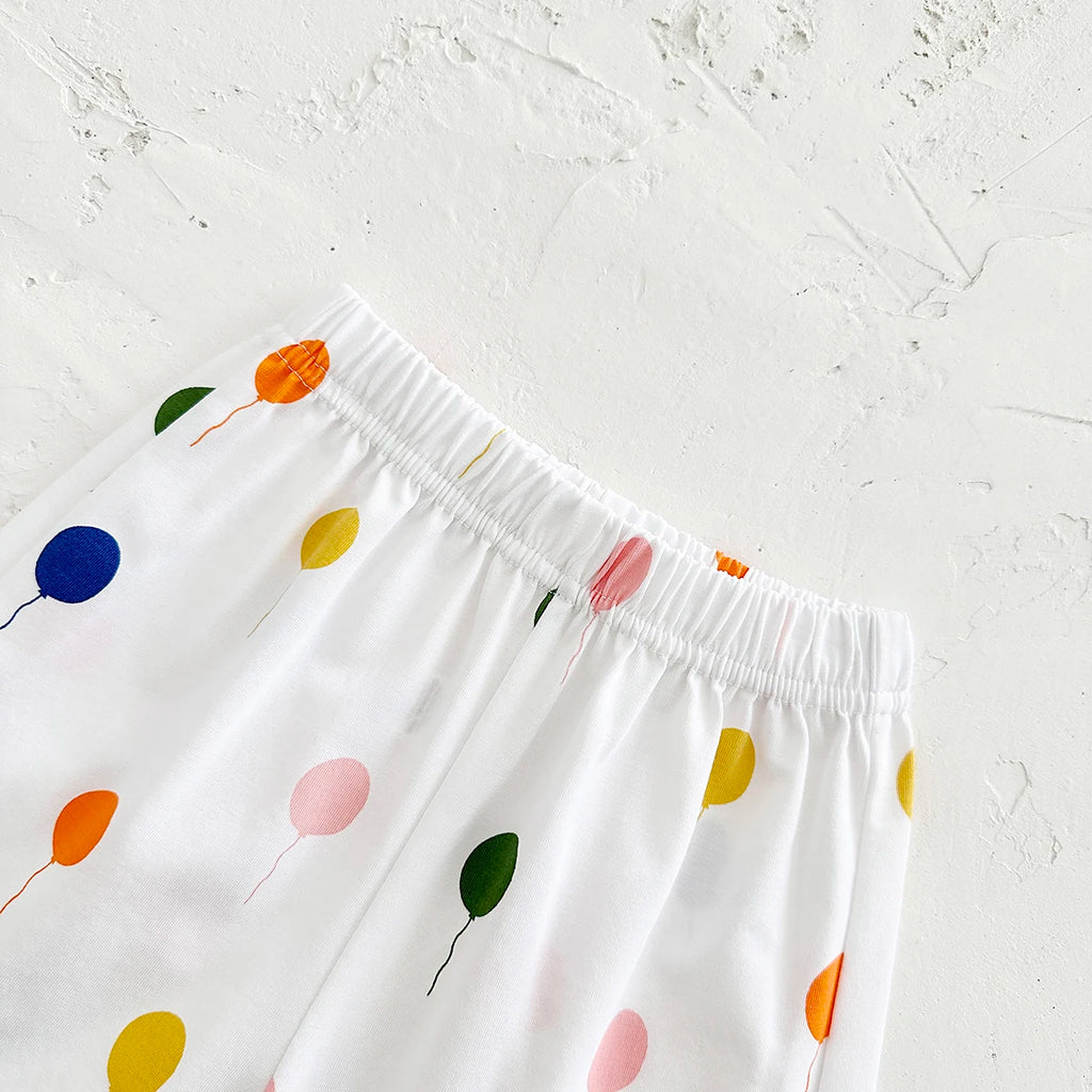 Wholesale Baby Clothing Sets Balloon Printed Cotton Short-Sleeved T-Shirts Newborn 6-9 Months Toddler Infant Summer Suit