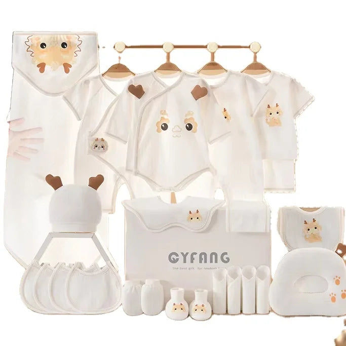 Newborn Unisex Baby Clothes Sets 0-6 Months Summer Breathable Cotton 45 Sets on Sale