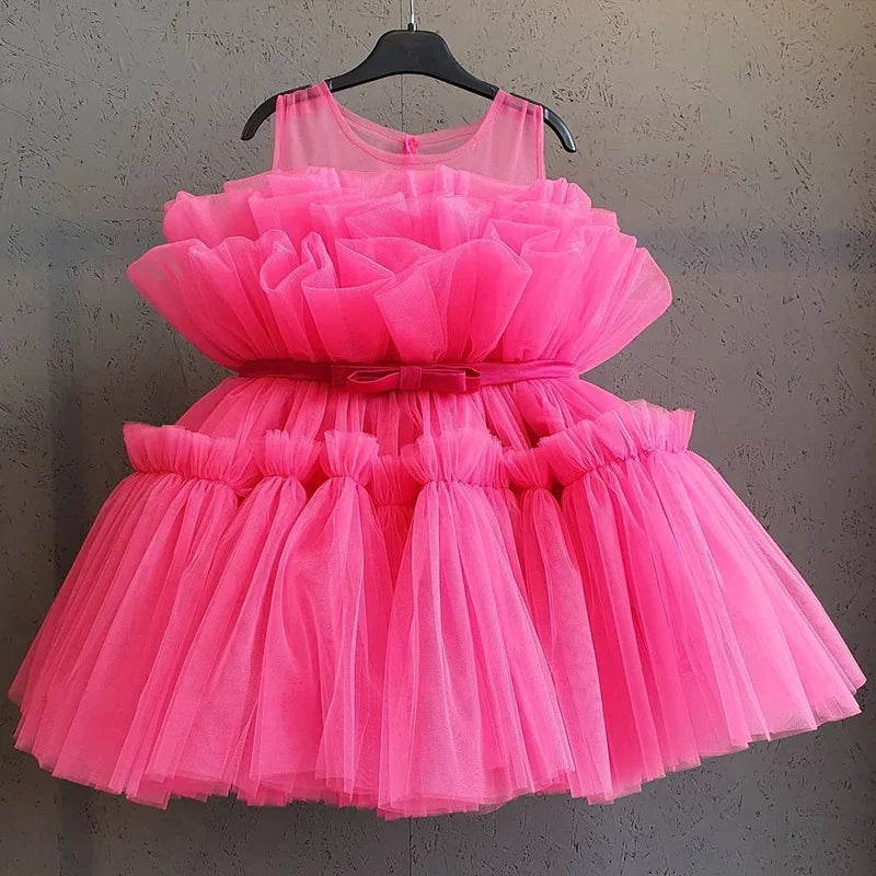Baby Clothes for Girls Toddler Kids Wedding Princess Gown Girl Elegant Birthday Dress