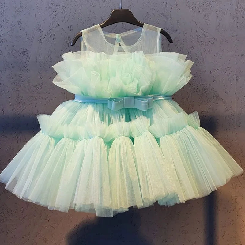 Baby Clothes for Girls Toddler Kids Wedding Princess Gown Girl Elegant Birthday Dress