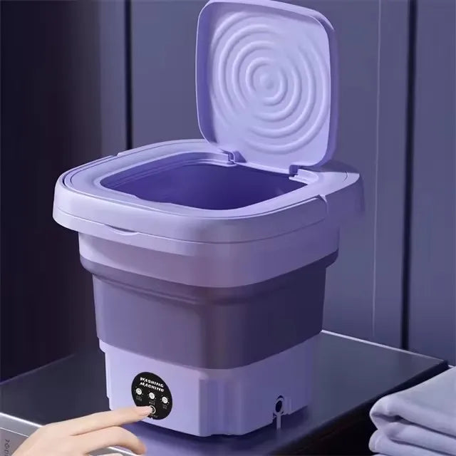 Electric Top-Loading Semi-Automatic Folding Washing Machine New for Household and Hotel Use for Baby Clothes