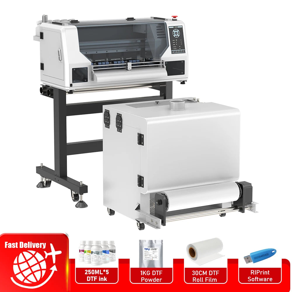 DTF Transfer Printer A3+ XP600 DTF Printer impresora de dtf T Shirt Printing Machine With Curing Oven for Clothes Hoodies Jeans