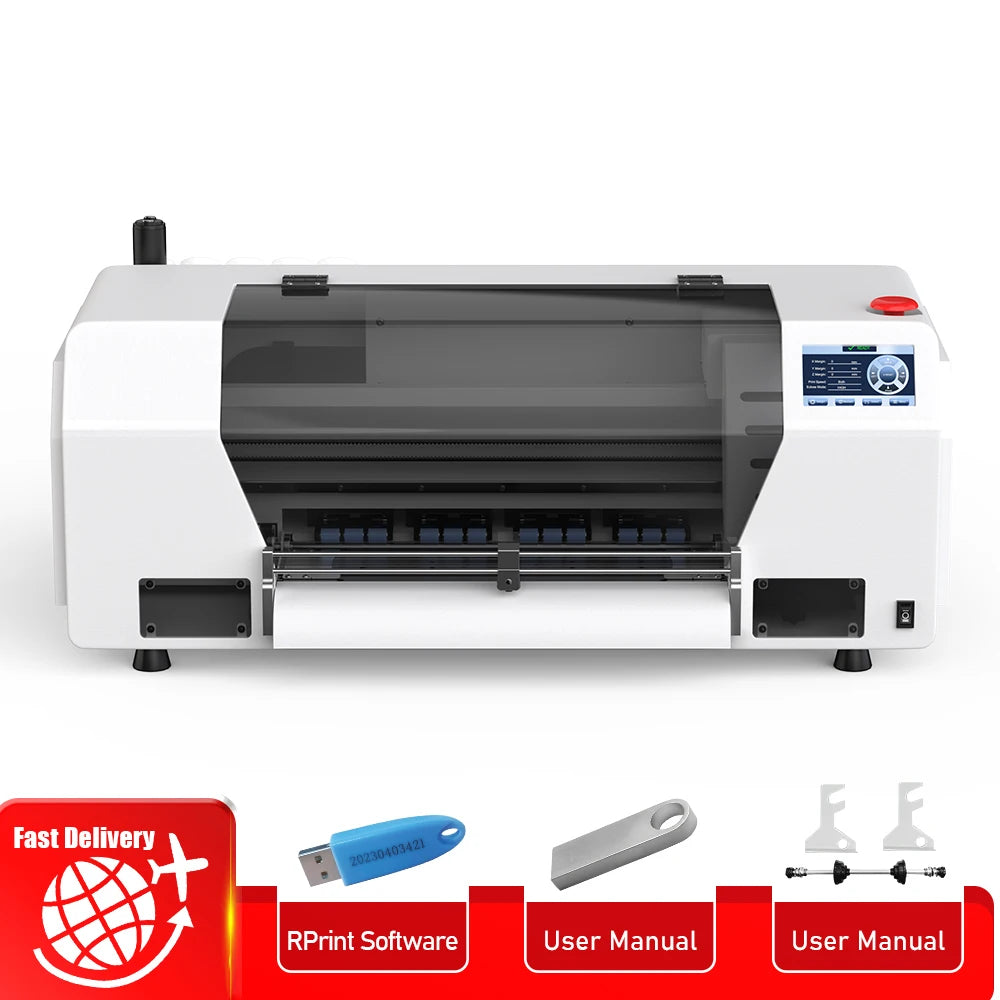 13" DTF Printer A3 Directly To Film XP600 impresora dtf A3 with DTF Powder Shaking Machine for clothes jeans A3 t shirt printing