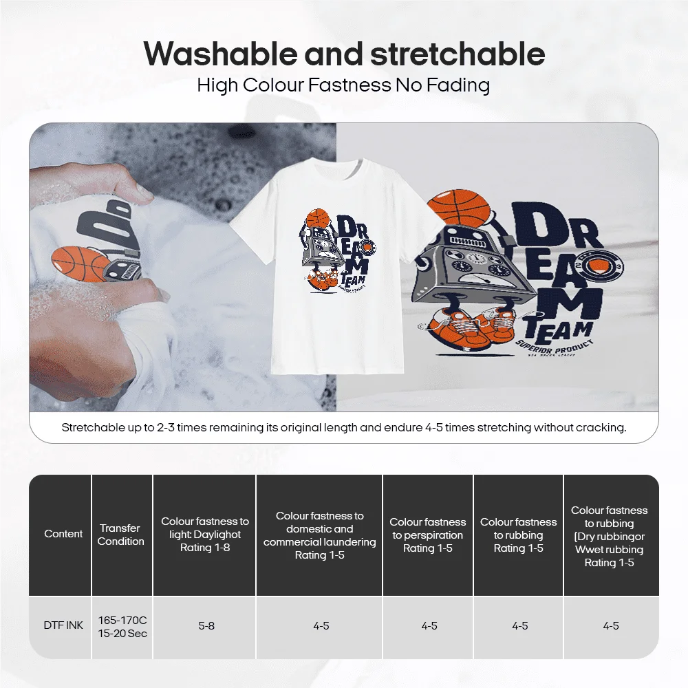 Punehod A3 DTF Printer Transfer Printer A3+ L1800 DTF Printer T Shirt Printing Machine With Curing Oven for Clothes