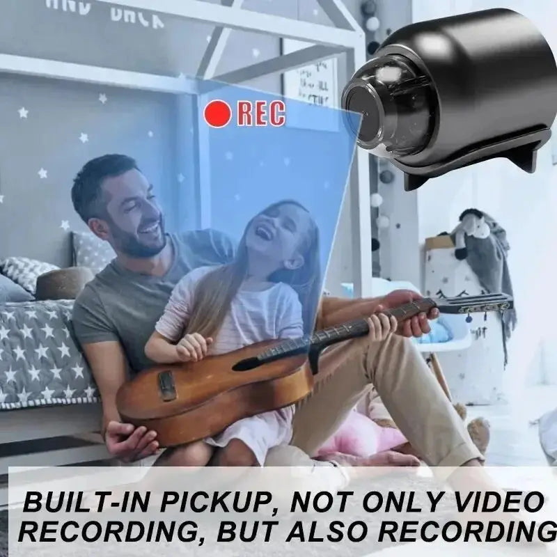 New X5Mini Night Vision 1080P Wireless Surveillance Camera Lightweight Clear Portable Motion Detection Premium Quality