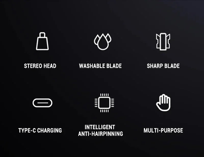 2 In 1 Electric Portable Ear And Nose Hair Trimmer Clipper 2024 Professional Painless Portable Eyebrow For Men