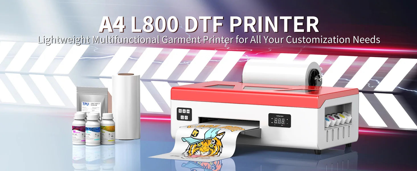 OYfame A4 impresora dtf L805 A4 dtf printing machine Directly To Film transfer printer for t shirt A4 Jeans Clothes Fabric Print