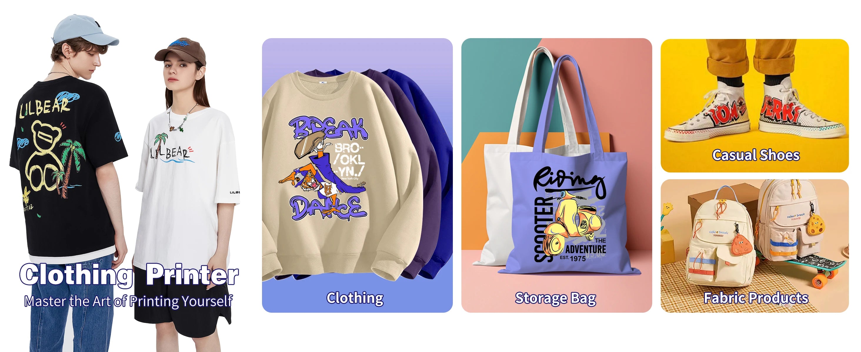 DTF Transfer Printer A3+ XP600 DTF Printer impresora de dtf T Shirt Printing Machine With Curing Oven for Clothes Hoodies Jeans