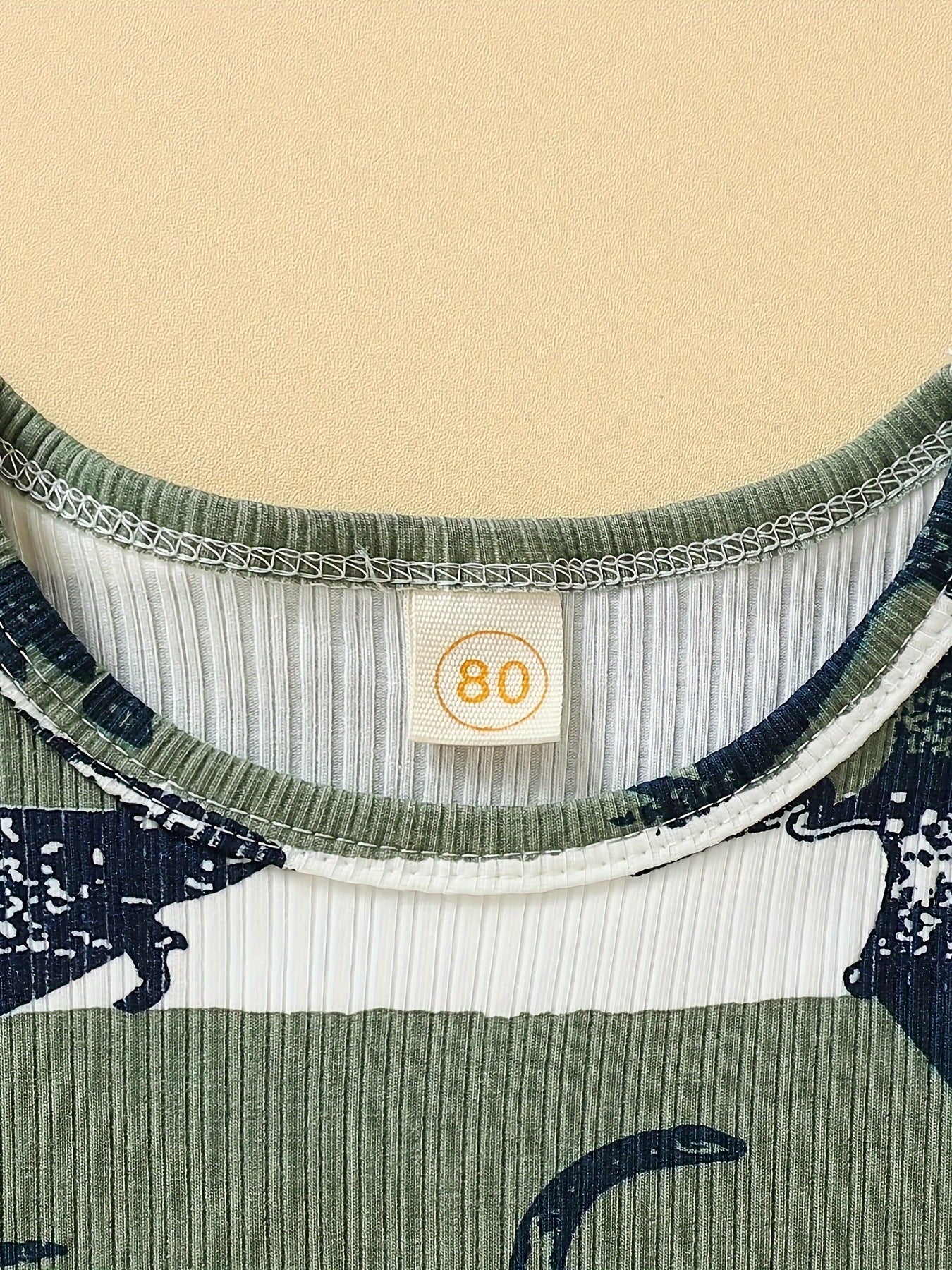 Toddlers Baby Boys' Tank Tops Set, Summer Baby boys outfit Dinosaur Tank Top Shirts Baby clothes Set