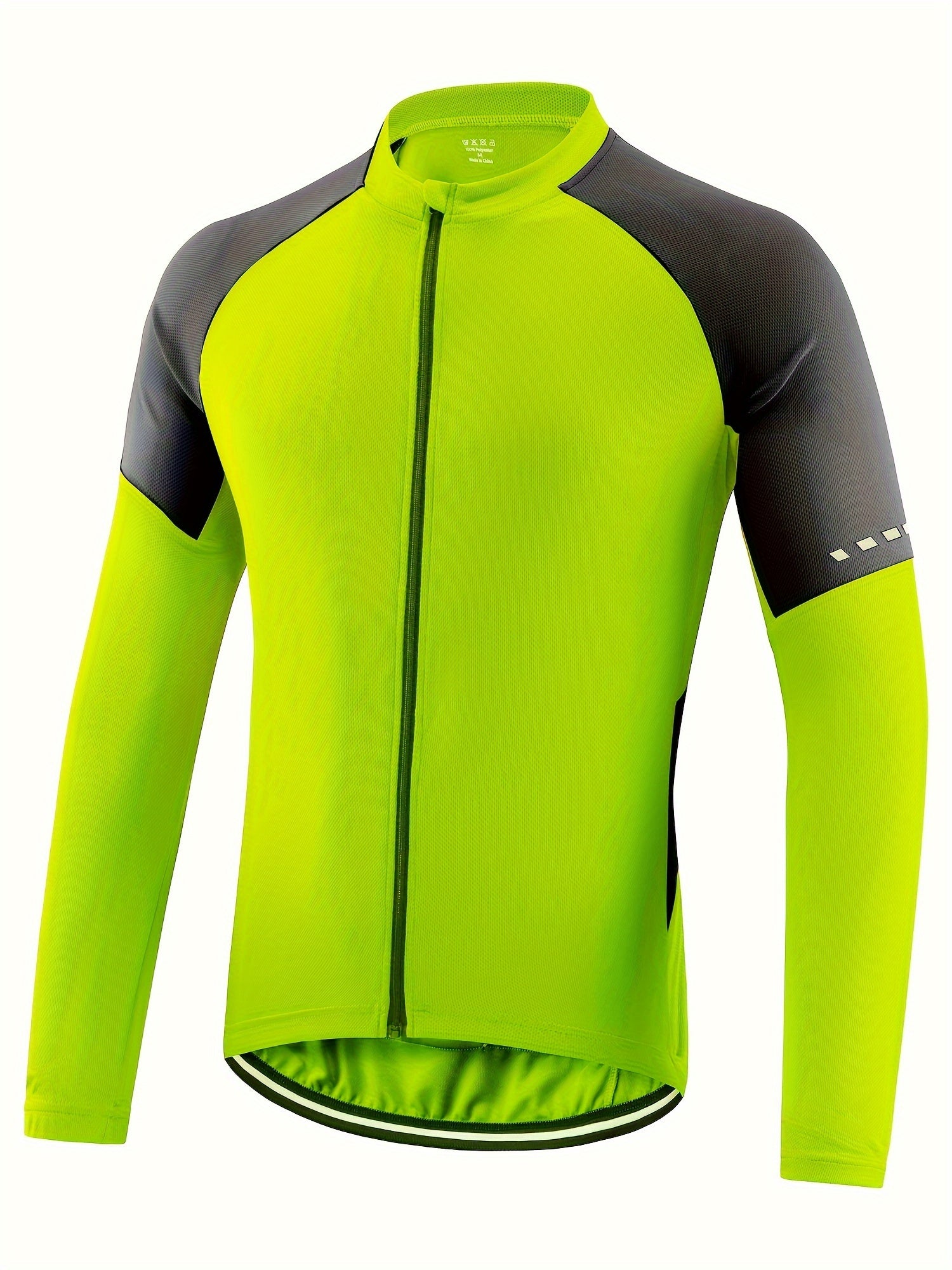 Men's Quick-drying Breathable Cycling Jersey with Pocket and Zipper - Polyester Fabric - For Cycling Enthusiasts - Ideal for Outdoor Sports & Exercise - Great Gift for Cyclists