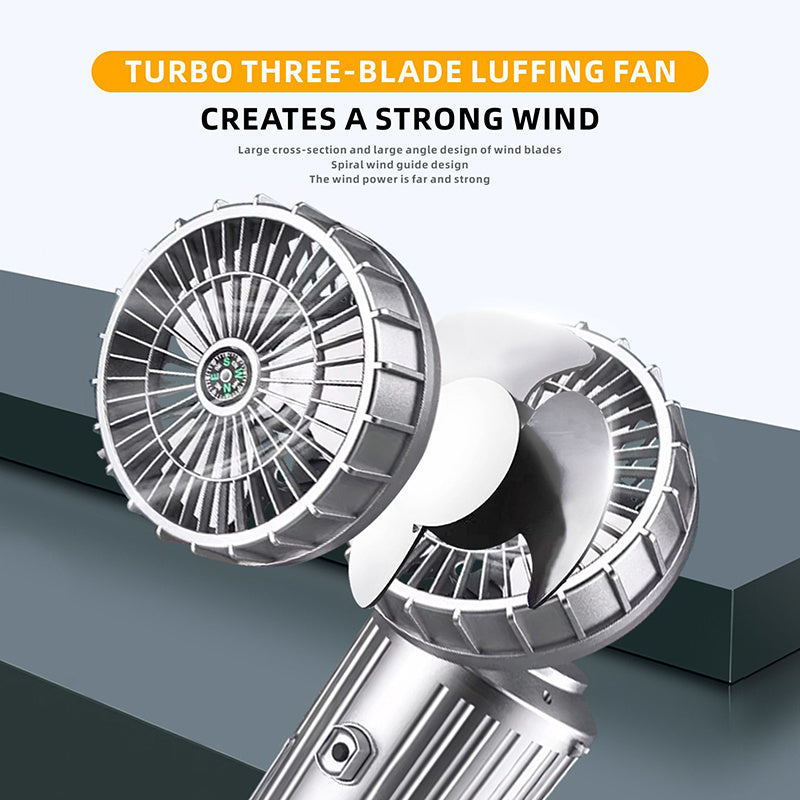 Halloween Gifts 5-in-1 camping light Rechargeable Camping Fan with LEDLights,Powered Fan,Portable Fan forPicnic Fishing RV Jobsite WorkshopPower Outages Hurricane Mobile UsbCharging, Portable solar Fan withwireless Speaker,Hu