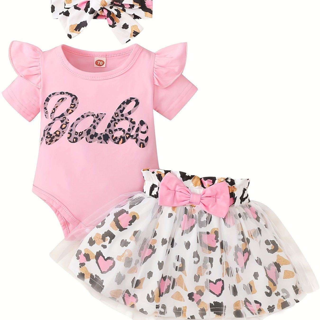 MinKidFashion Baby Girls Romper Dress Sets Clothing, Perfect for Outdoor, Summer Baby Clothes, Round Neckline, Breathable Material, Soft Fabric, Sleeveless Dress, Onepiece Outfit, Little Girls