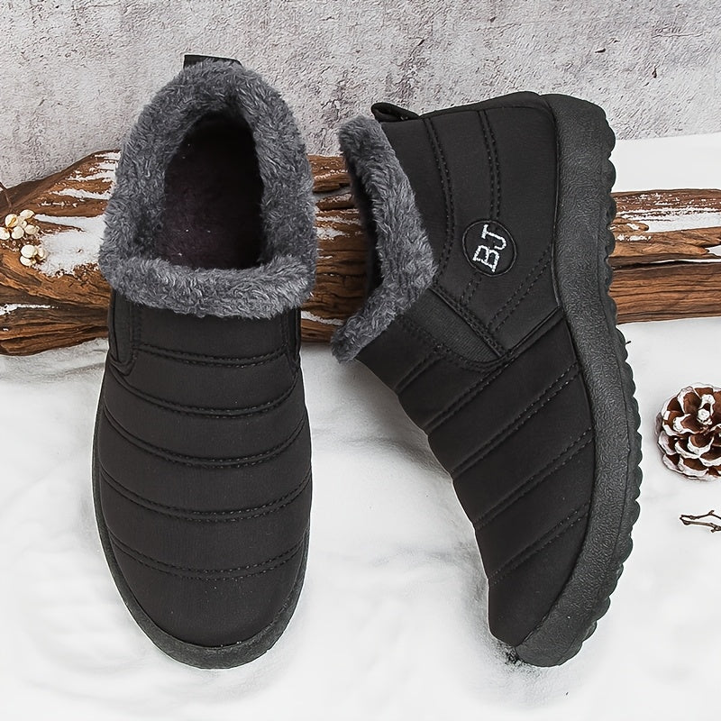 Women Winter Boots Slip On Winter Shoes for Women Ankle Boots Female Snow Boots, Winter Ankle Boots for Women, Snow Boots for Women High Quality Non Slip, Shoes for Women Winter, Fleece Boots, High Quality Winter Boots