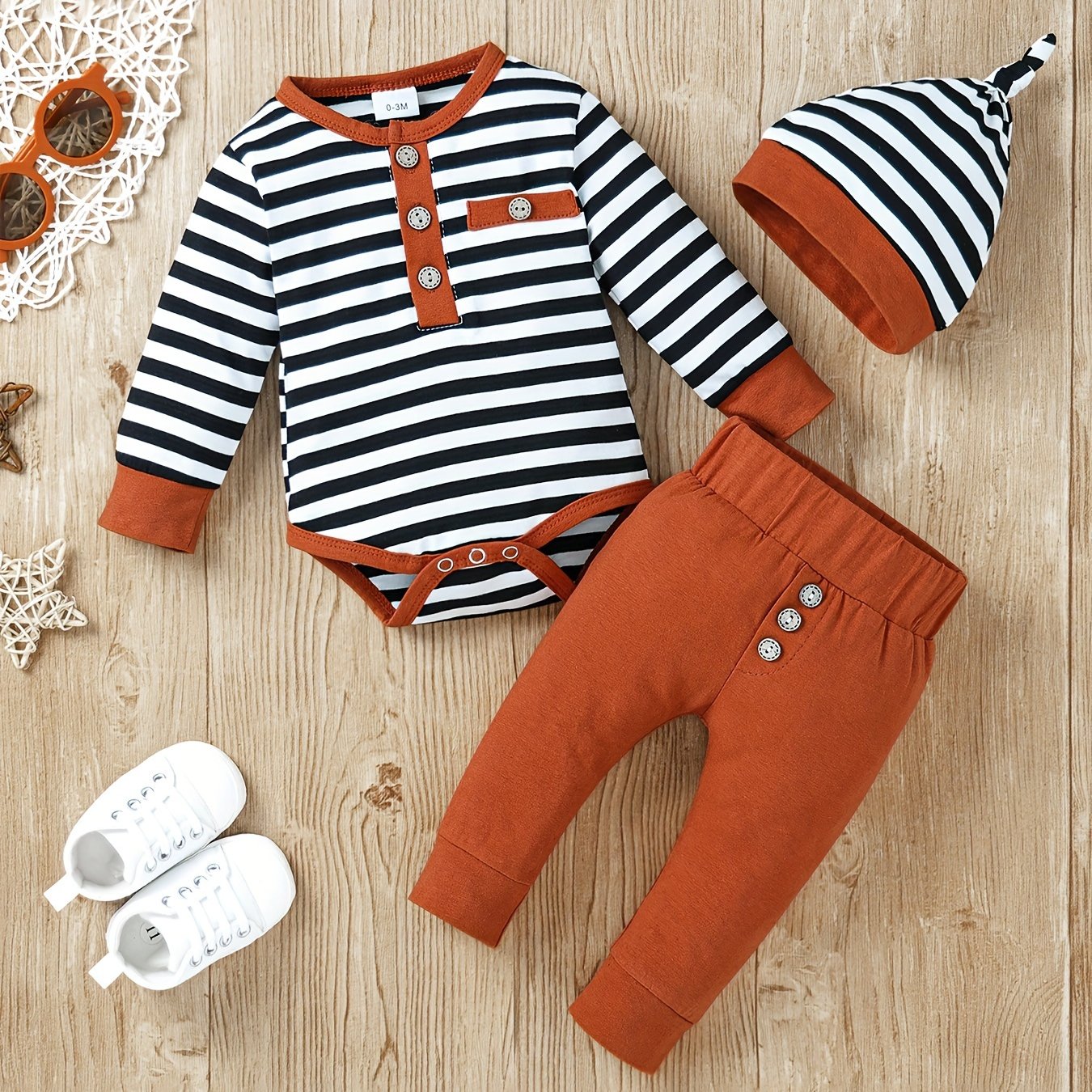 Newborn Boy Baby Clothes Autumn And Winter Baby Clothing Long Sleeved Hooded Hooded Hoodie And Red Checkered Pants Set with 0-18 Months, for Outdoor