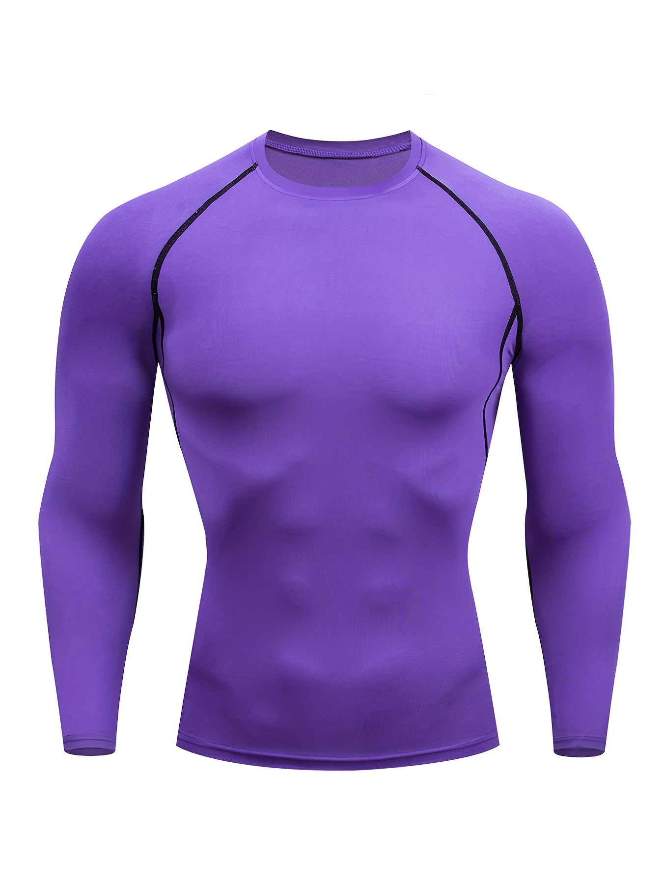 Men's Compression Shirts: Get Fit Fast With Long Sleeve Athletic Workout Tops!